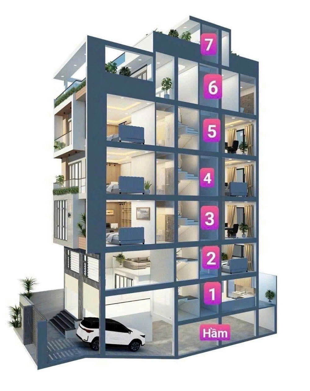 Nhà cấp 4 mặt tiền Đinh Công Tráng (4,7m vào nửa nở hậu 5,4mx30m=149m2) phép xd Hầm, Trệt, 6lầu, ST